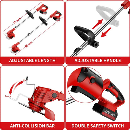 3 In 1 Lawn Mower, Garden Tool (Mower, Trimmer, Edger)