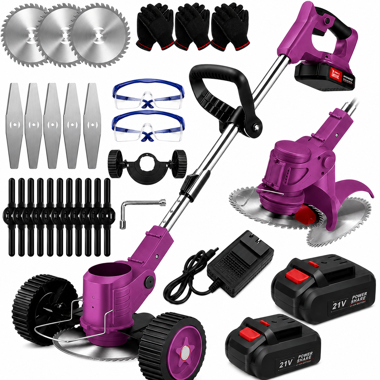 3 In 1 Lawn Mower, Garden Tool (Mower, Trimmer, Edger)