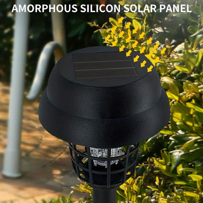 Solar Mosquito Zapper Light – Outdoor Garden Stake Lamp, UV Insect Killer, Solar Powered