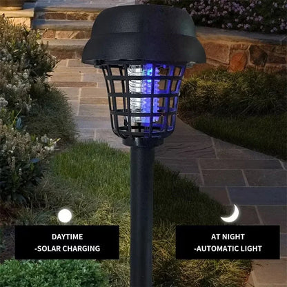 Solar Mosquito Zapper Light – Outdoor Garden Stake Lamp, UV Insect Killer, Solar Powered
