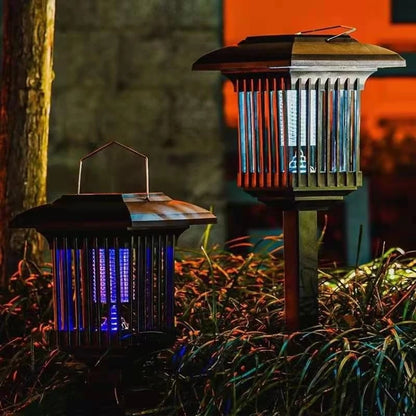 Solar Mosquito Zapper Light – Outdoor Garden Stake Lamp, UV Insect Killer, Solar Powered